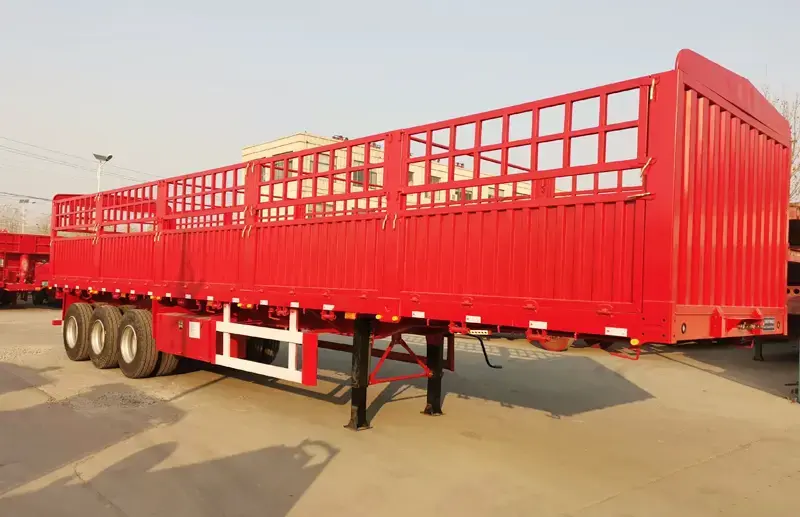 Sinotruk Howo fence cargo semi trailer-1