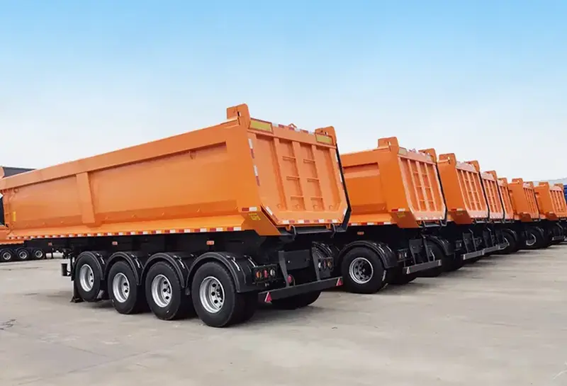 sinotruk howo end dump semi trailer-2