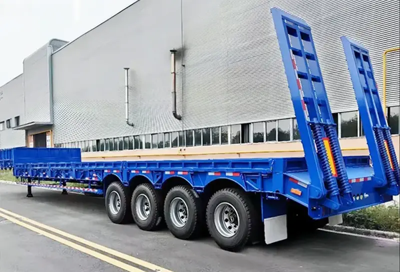 sinotruk howo low bed semi trailer-3