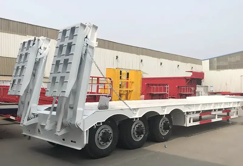 sinotruk howo low bed semi trailer-6