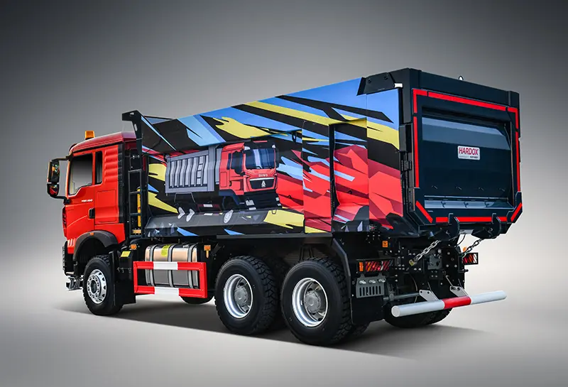 howo sinotruk 371 TX 6 wheeler dump truck-2