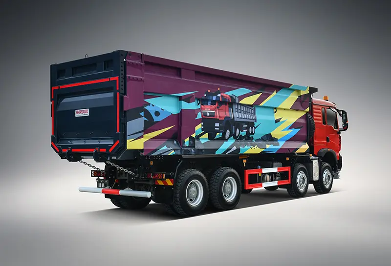 sinotruk howo t5g 8×4 tipper truck for sale in china-2