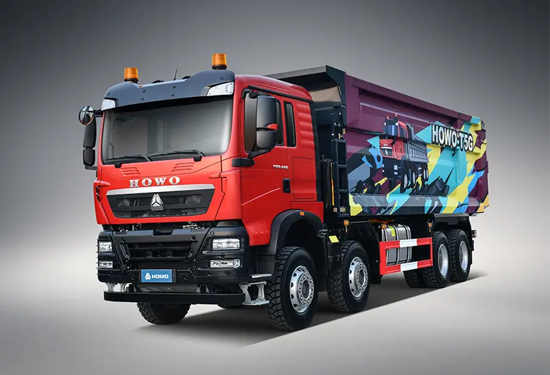 sinotruk howo t5g 8×4 tipper truck for sale in china