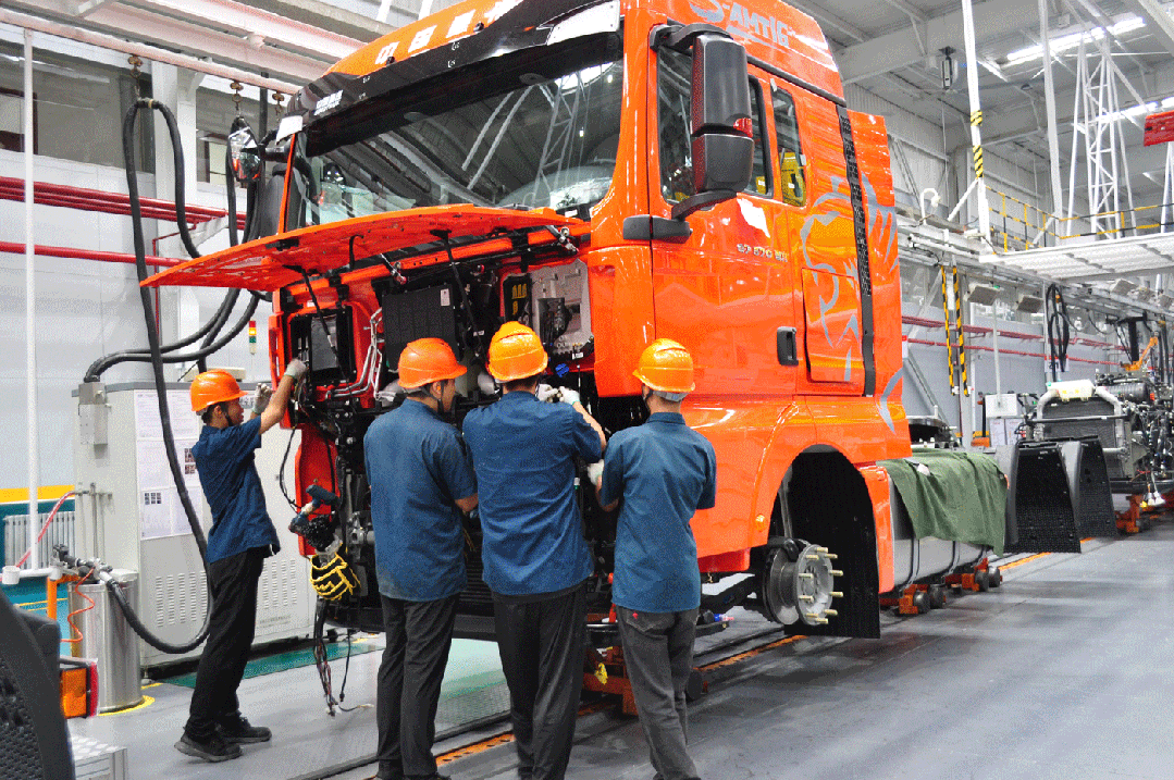 Sinotruk factory production linea