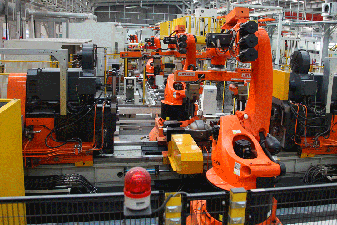 Sinotruk factory production line