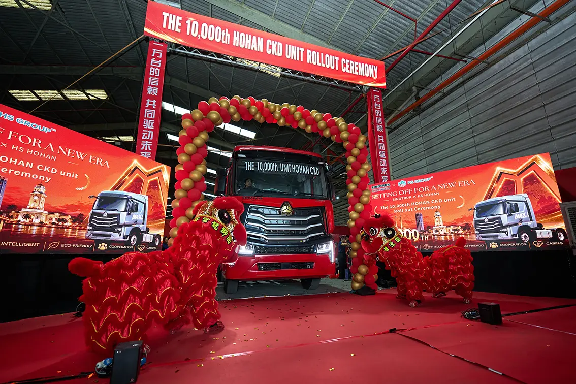 Sinotruk Malaysia’s 10,000th CKD Vehicle Rolls Off the Production Line (1)